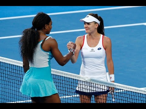 Radwanska vs Williams Hopman Cup 2015 Highlights