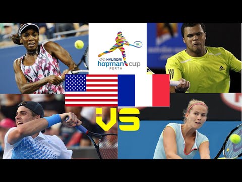 Venus / Isner vs Johansson / Tsonga - Hopman Cup 2013 Highlights