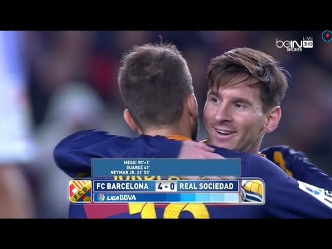 Barcelona vs Real Sociedad 4-0 All Goals 28-11-2015 HD