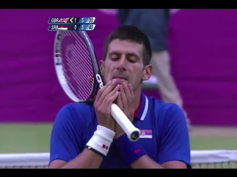 [HD] Novak Djokovic vs. Andy Murray Olympic 2012 Semifinal HIGHLIGHTS