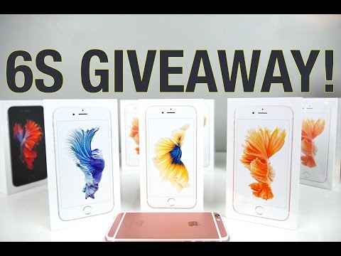 iPhone 6S Giveaway! Rose Gold, Silver & Gold