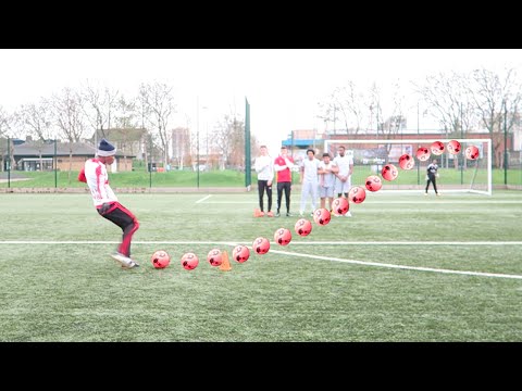 YOUTUBERS FREE KICK CHALLENGE !!!