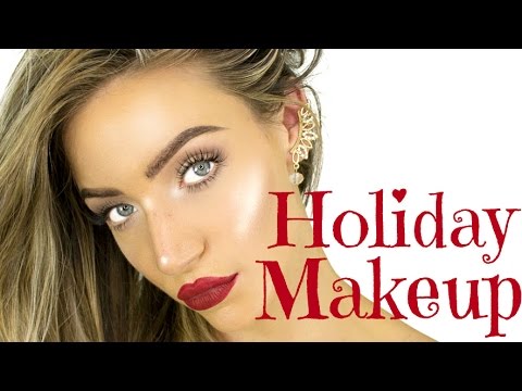 15 Minute Christmas / Holidays MAKEUP LOOK! | Stephanie Lange