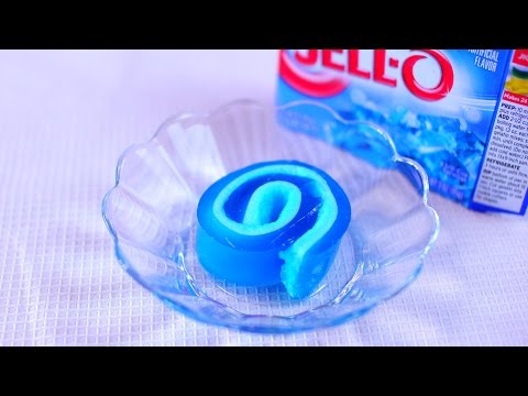 くるくるジェロー Jello Gelatin Pinwheels or Fruity Roll-Ups