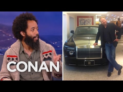 Wyatt Cenac's Conan Rolls Royce Portrait  - CONAN on TBS