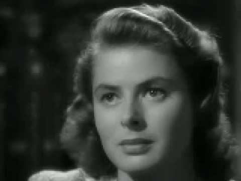 Casablanca 1942 As Time Goes By Ingrid Bergman Humphrey Bogart Frank Sinatra sings