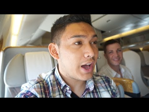 GOING HOME, DUBAI TO SEATTLE ON EMIRATES BOEING-777 BUSINESS CLASS - Dubai 2014 (Day 5) - ohitsROME