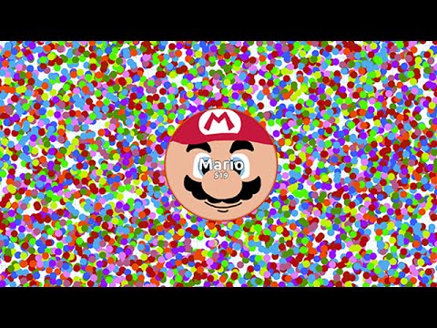 AGAR.IO 1.000.000 MASS SUPER HUGE MARIO IN PRIVATE SERVER! (Agario Funny Moments)