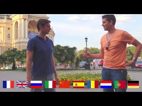 Eurotrip polyglot video to Ukraine, Romania and Moldova in 10 languages