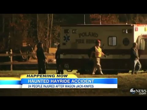 1 Dead, 22 Injured When Maine Hayride Flips