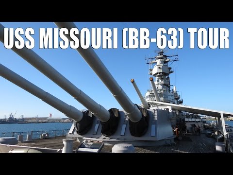 Battleship USS Missouri (BB-63) Tour