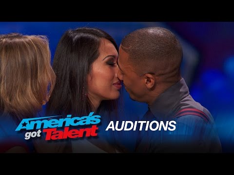 Joanna Kennedy: Nick Cannon Gets Kissing Lesson from Intimacy Expert - America's Got Talent 2015