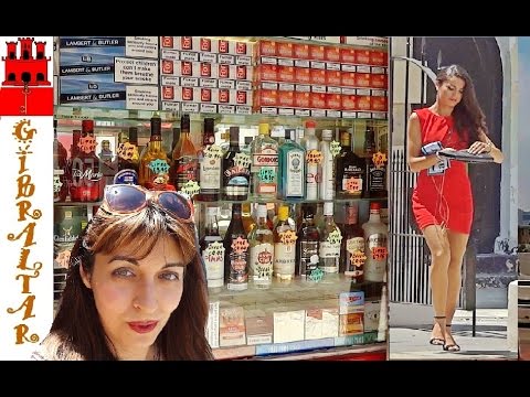 My Life in Gibraltar, Main Street Shopping, Cigarettes and Spirits Prices