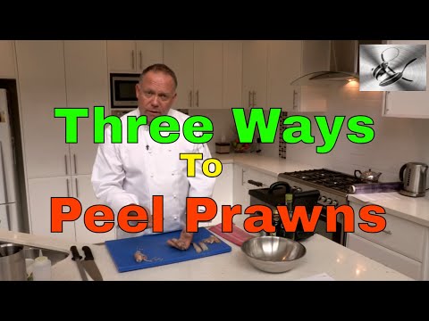 How to shell & devein Prawns 3 ways