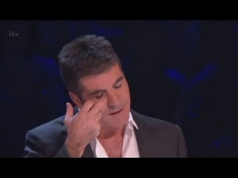 Simon Cowell cry - Attraction Semi Final [HD] - Britain's Got Talent 2013