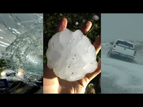 Hail Storm Freaks of Nature & largest hail stone ever recorded recreation