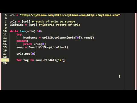 Python Page Spider Web Crawler Tutorial