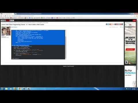 Python Programming Tutorial - 27 - How to Build a Web Crawler (3/3)