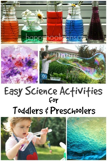 15+ Easy Science Activities for toddlers and preschoolers