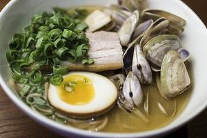 Tantamen ramen served at Salaryman in Sydney.