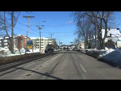 Driving Riverview and Downtown Moncton, New Brunswick [WINTER]