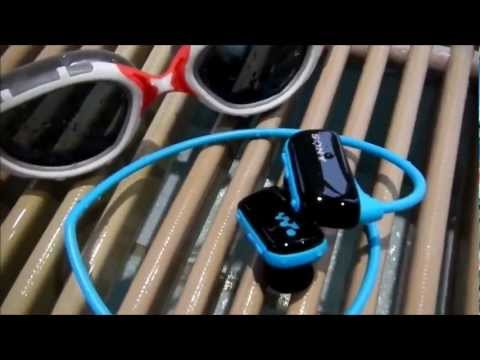 "SONY NWZ W273" -Test des wasserdichten MP3 Players für schwimmen, laufen, Fitness