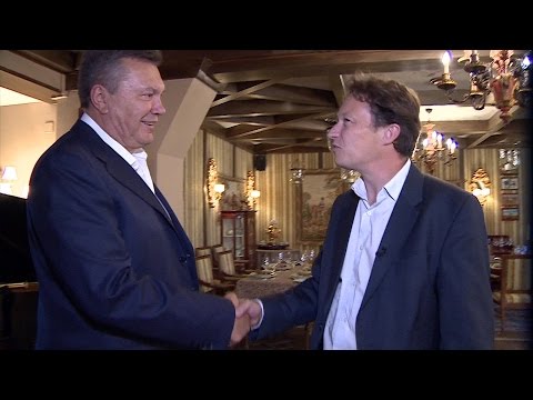 Yanukovich meets Gabriel Gatehouse - Newsnight