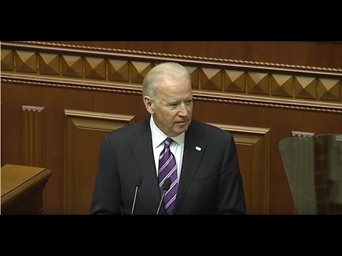 Joe Biden  english speech in Ukraine's parliament in Kiev