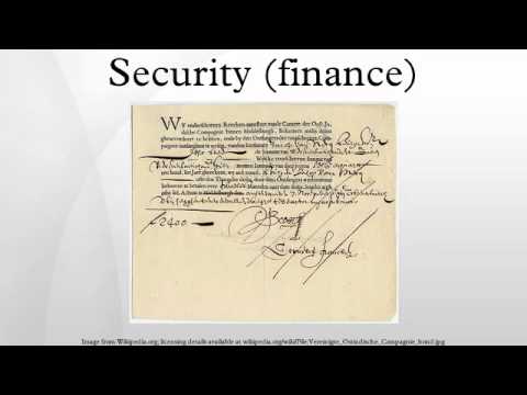 Security (finance)