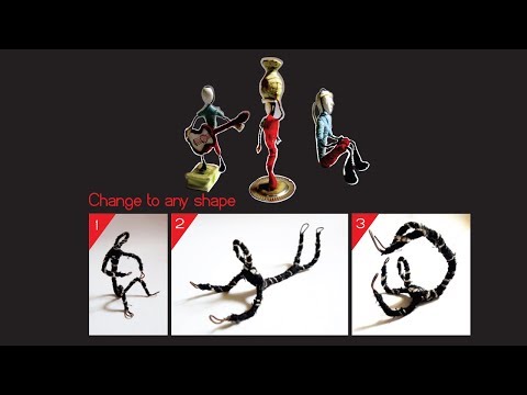 Iron wire x man sculpture.mp4