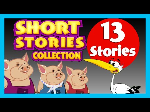 Three Little Pigs Story & more | 13 STORIES | Short Stories for Kids