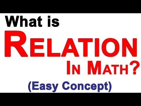 Relation in Mathematics