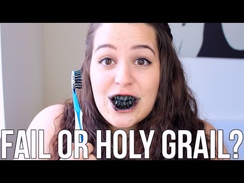 Beauty Hacks: Fail or Holy Grail? ♥ Charcoal Teeth Whitening | Ellko