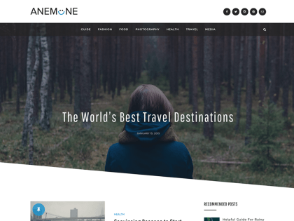 Anemone WordPress Theme