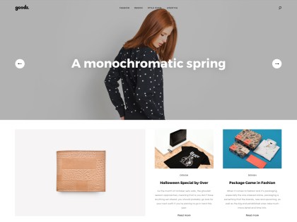 goodz magazine WordPress Theme