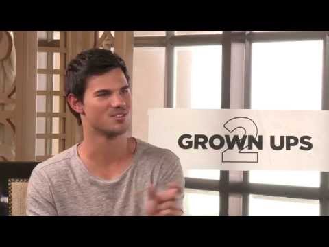 Taylor Lautner talking muscles and girls