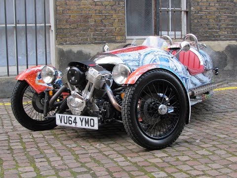 2015 Morgan 3 Wheeler Start Up, Test Drive, and In Depth Review