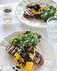 A hot British breakfast - try Jill Dupleix's scrambled eggs with a black pudding crumb <a href="http://www.goodfood.com.au/good-food/cook/recipe/scrambled-eggs-with-black-pudding-crumbs-20150902-422a9.html"><b> (RECIPE HERE). </b></a>