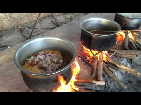 Indian Street Food - Mutton and Chicken Biryani Prepared for 500 People - Food in India