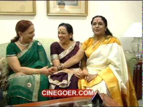 B. Saroja Devi Congratulates Vijaya Nirmala And Jamuna