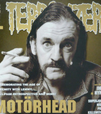 There was only one choice for the cover star of Terrorizer 100