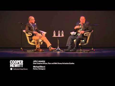 Pixar's John Lasseter in Conversation with Michael Bierut (1 of 2)