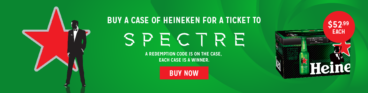 Buy a case for a Free Ticket to 007 Spectre!