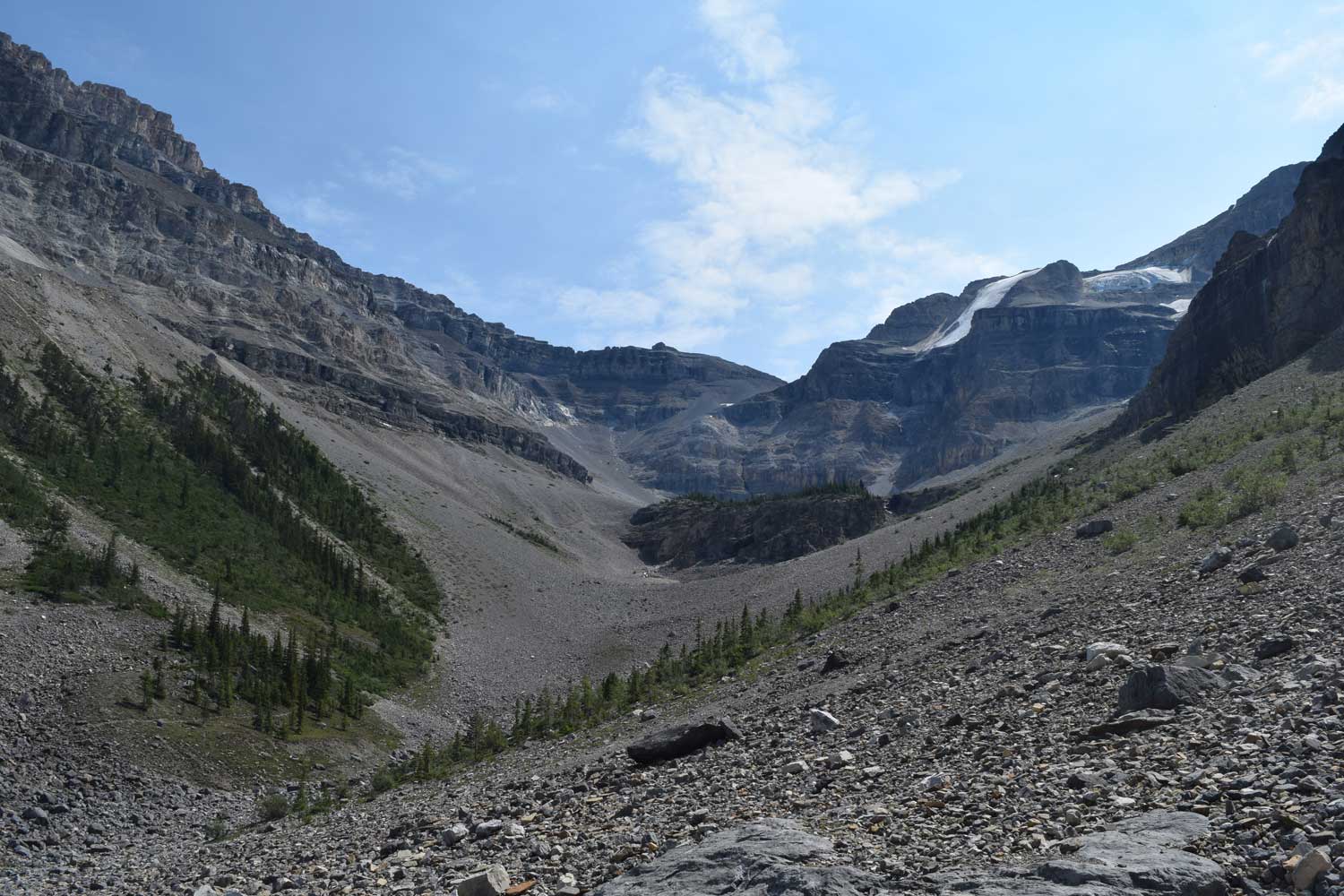 Talus slopes beneath the Cambrian Stephen Formation are prime areas for Burgess Shale type fossils.