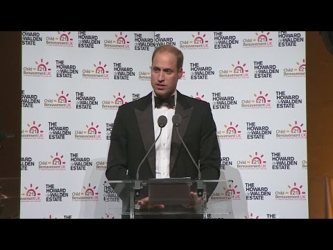 Prince William gives emotional speech about Princess Diana at charity event