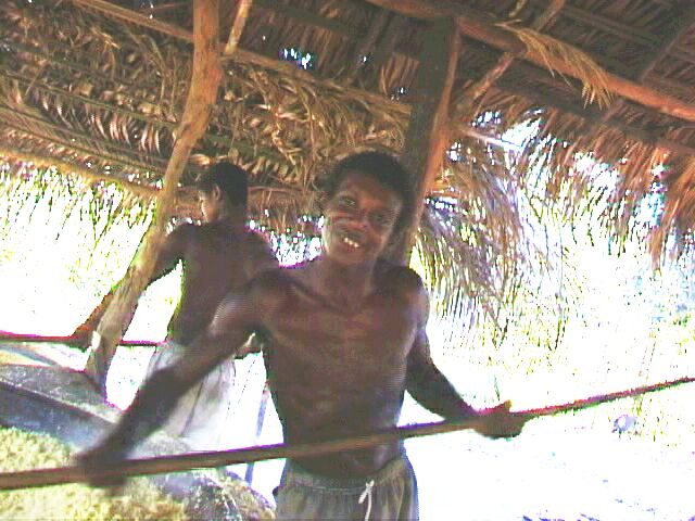 making manioc flour