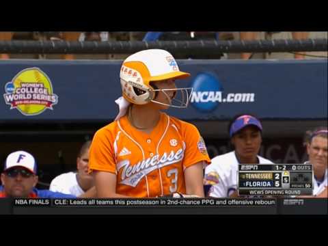 2015 NCAA Softball WCWS – game #1 – Florida vs Tennessee