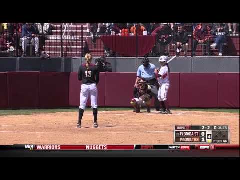 4/20/2013 Virginia Tech - #23 Florida State (Softball - Game 1)