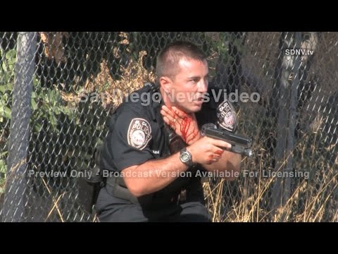 CAUGHT ON TAPE: OFFICER SHOT IN THE HEAD DURING SHOOTOUT, EL CAJON