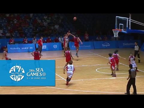 Basketball Women's Singapore vs Indonesia | 28th SEA Games Singapore 2015